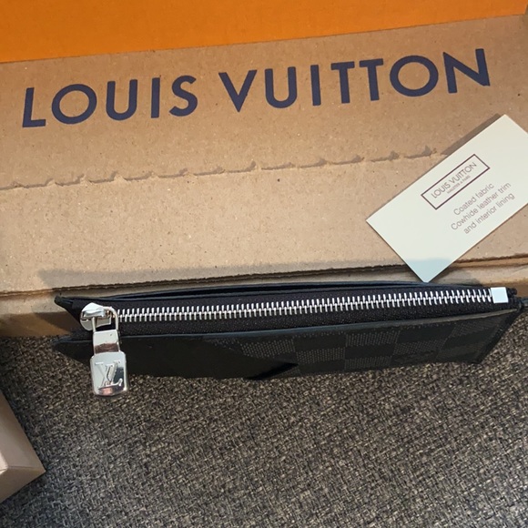 - Coin card holder in Damier graphite - Picture 5 of 6